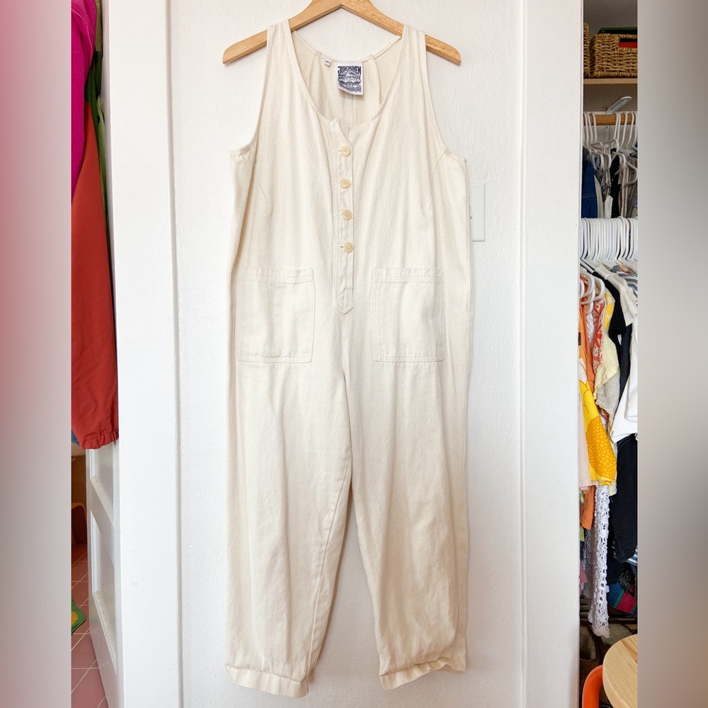 Jungmaven Button Front Jumpsuit size XL